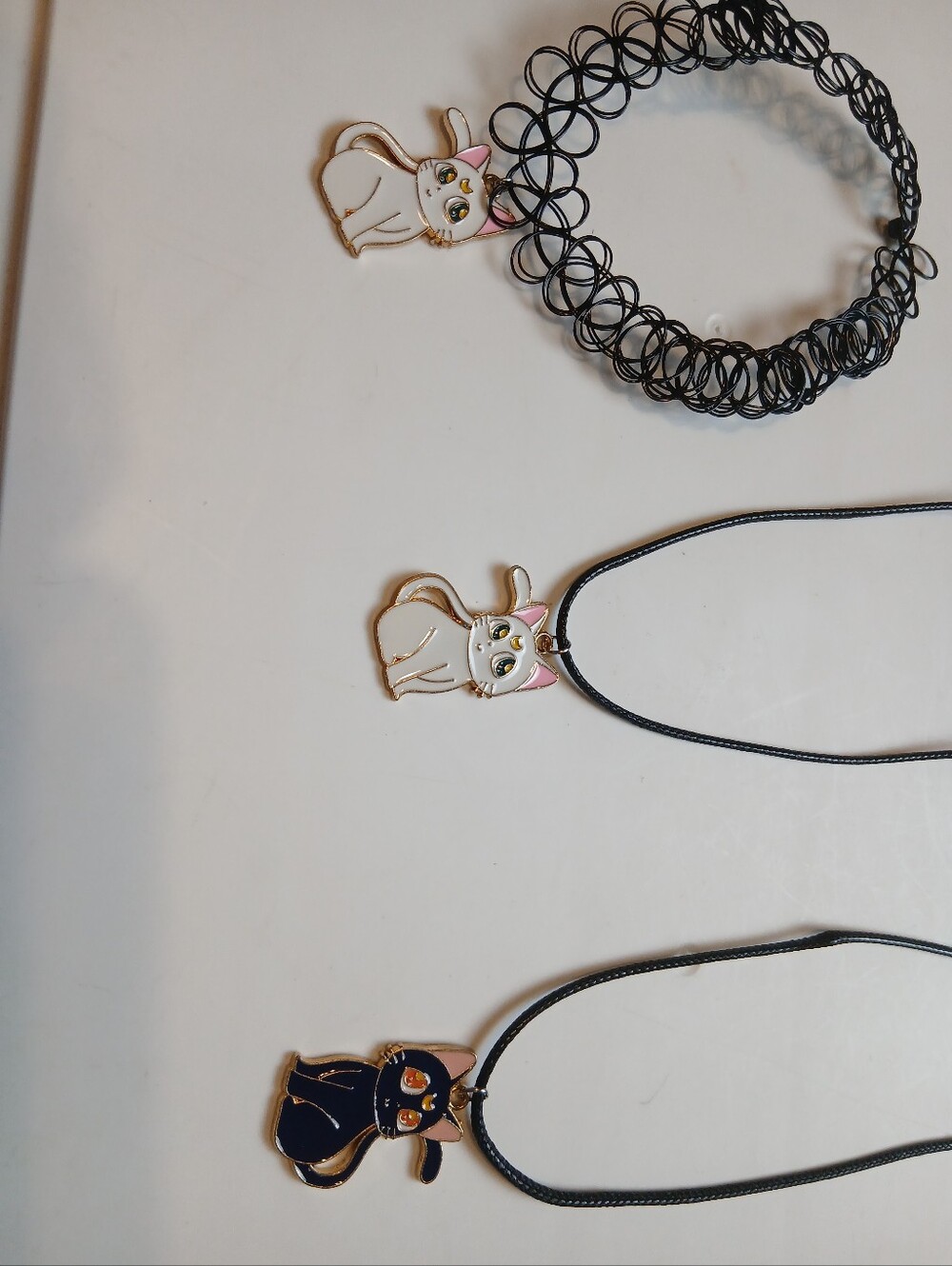 2/$14 Sailor Moon Cat Necklaces Womens Girls Kids Cat Kitty